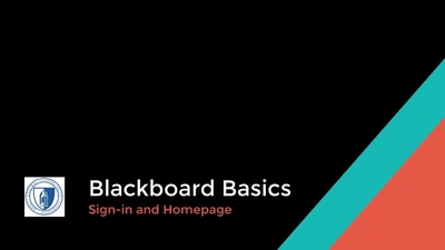 Blackboard deals sign in