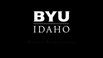 Online Instructor - BYUI - BYU-Idaho