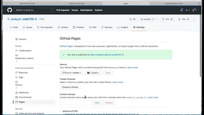 GitHub Pages Setup - BYU-Idaho