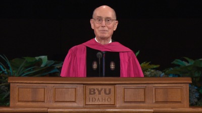 Presidente Henry J. Eyring ensina alunos da BYU-Idaho sobre