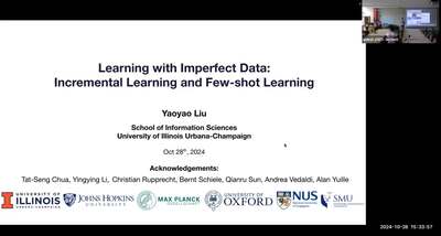 Colloquium - Yaoyao Liu, "Learning from Imperfect Data: Incremental ...