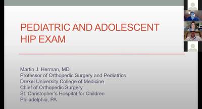 Pediatric and Adolescent Hip Exam - POSNAcademy 