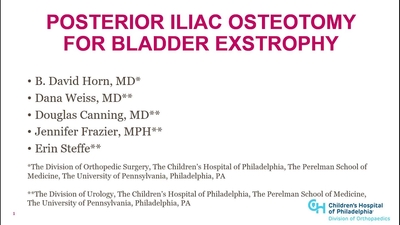 Bladder Exstrophy  Children's Hospital of Philadelphia