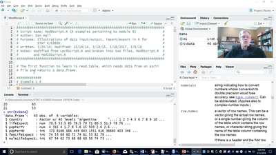 Reading Data Into R Part 1 read.table classes and factors