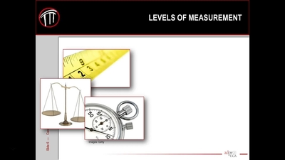 Module 2 - Video 2 (Levels of Measurement) (3400E) - University of ...