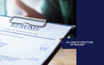 04. How to structure my resume? - Mediacast | Singapore Management University