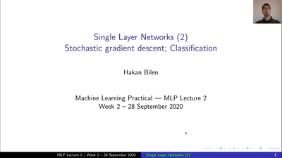 MLP Lecture 02 - Clip 01 - Recap - Media Hopper Create