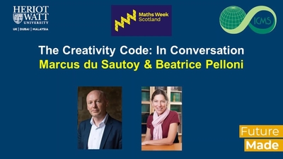 The Creativity Code In Conversation with Marcus du Sautoy Media