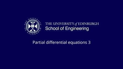 Parabolic PDE Analytical Methods Example 2 Separated Solution Example