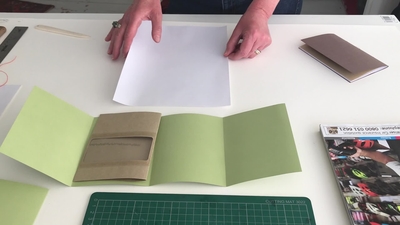 How to bind a three hole pamphlet stitch