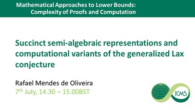 Succinct semi-algebraic representations and computational variants 