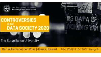 The automatic university: new code/spaces of higher education - Dr Ben Williamson - Media Hopper Create