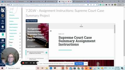 7.20 W Assignment Instructions Supreme Court Case Summary Project ...