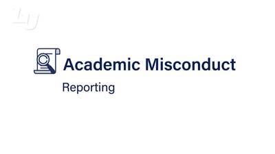 Academic Misconduct Reporting - Liberty University