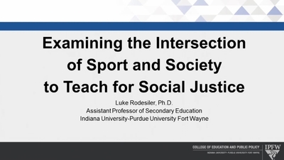 Examining the Intersection of Sport and Society to Teach for Social ...