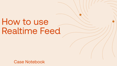 How to use the Realtime Feed - Product Training - US | Thomson Reuters
