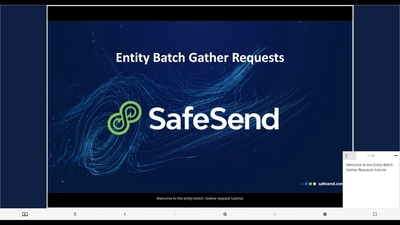 Entity Batch Gather Requests - Product Training - US | Thomson Reuters