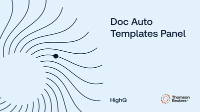System Dashboards - Doc Auto Templates Panel - Product Training - US ...