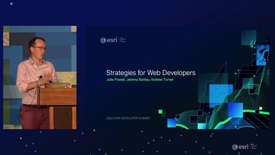 Strategies for Web Developers - Esri Videos: GIS, Events, ArcGIS ...