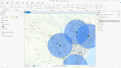 A Blank Project is Opened in ArcGIS Pro - Esri Videos: GIS, Events ...