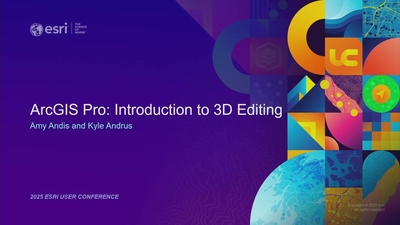ArcGIS Pro: Introduction to 3D Editing - Esri Videos: GIS, Events ...