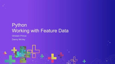 ArcPy: Working with Feature Data - Esri Videos: GIS, Events, ArcGIS ...