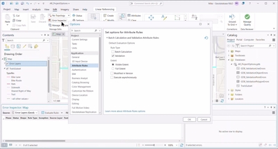 Attribute Rules Project Options in ArcGIS Pro - Esri Videos: GIS ...