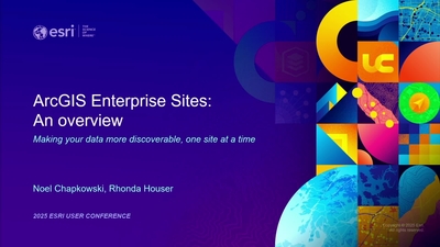 ArcGIS Enterprise Sites: An Overview - Esri Videos: GIS, Events, ArcGIS ...
