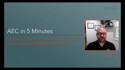 GIS for AEC in 5 min S4E04 - Getting Started with ArcGIS GeoAnalytics ...