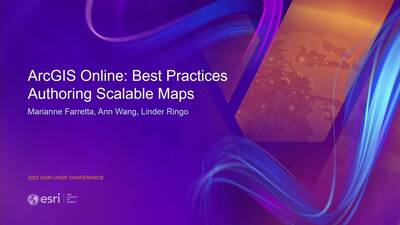 ArcGIS Online: Best Practices Authoring Scalable Maps - Esri Videos ...