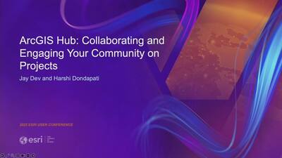 ArcGIS Hub: Collaborating And Engaging Your Community On Projects ...