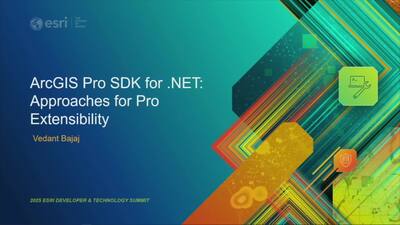 ArcGIS Pro SDK for .NET: Patterns of Extensibility - Esri Videos: GIS ...