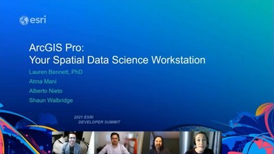ArcGIS Pro: Your Spatial Data Science Workstation - Esri Videos: GIS ...
