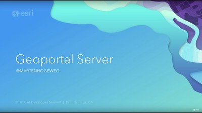 Esri's Open Source GeoPortal Server: Building Discovery Solutions ...