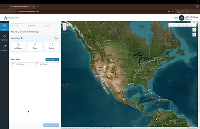 How to Task a Satellite to Purchase Custom Imagery in Content Store for ...
