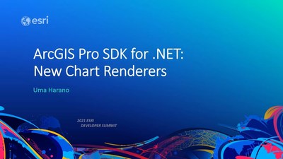 ArcGIS Pro SDK for .NET: New Chart Renderers - Esri Videos: GIS, Events ...