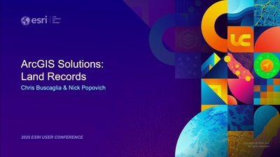 ArcGIS Solutions: Land Records - Esri Videos: GIS, Events, ArcGIS ...