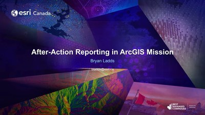 After-Action Reporting in ArcGIS Mission - Esri Videos: GIS, Events ...