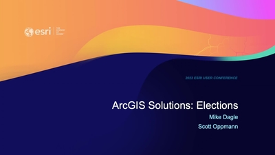 ArcGIS Solutions: Elections - Esri Videos: GIS, Events, ArcGIS Products & Industries