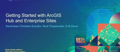ArcGIS Hub: Getting Started with ArcGIS Enterprise Sites - Esri Videos ...