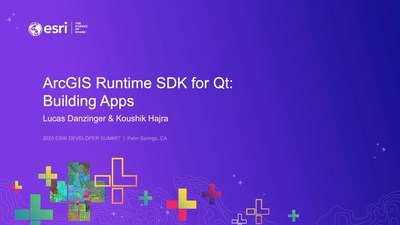 ArcGIS Runtime SDK for Qt: Building Apps - Esri Videos: GIS, Events ...
