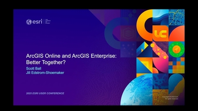 ArcGIS Online and ArcGIS Enterprise: Better Together - Esri Videos: GIS ...