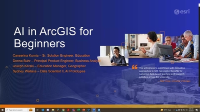 AI in ArcGIS for Beginners: August 2024 - Esri Videos: GIS, Events ...
