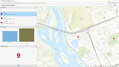 Operations Dashboard for ArcGIS - Homeless Activity Dashboard - Esri ...