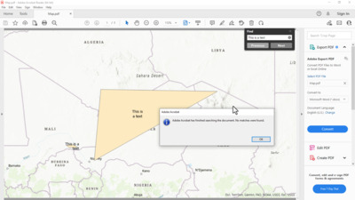 Unable to Search for Text in an Exported PDF from ArcGIS Pro - Esri ...