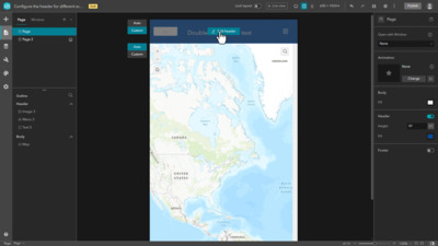 Configure the Header of a Web Experience for Different Screen Sizes in ArcGIS Experience Builder - Esri Videos: GIS, Events, ArcGIS Products & Industries