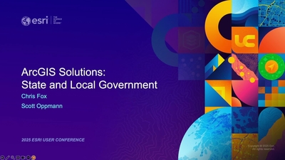 ArcGIS Solutions: State and Local Government - Esri Videos: GIS, Events ...