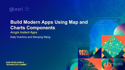 ArcGIS Instant Apps: Build Modern Apps Using Map and Charts (Beta ...