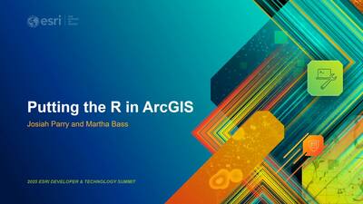 Putting the R in ArcGIS - Esri Videos: GIS, Events, ArcGIS Products ...