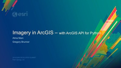Imagery in ArcGIS - Esri Videos: GIS, Events, ArcGIS Products & Industries